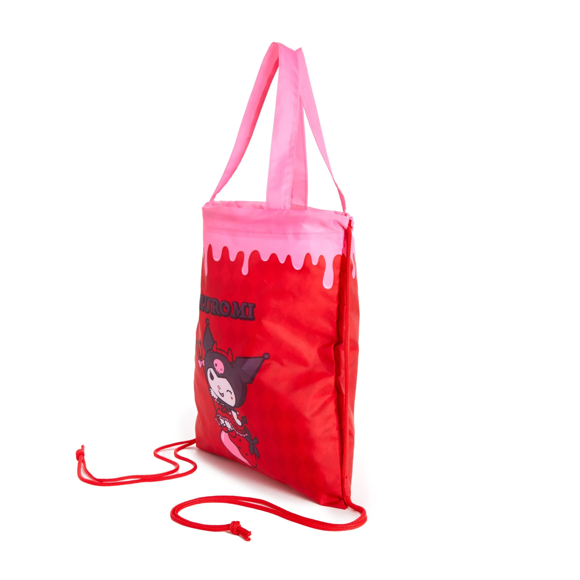 Kuromi Drawstring Backpack (Strawberry Treat Series) SANRIO