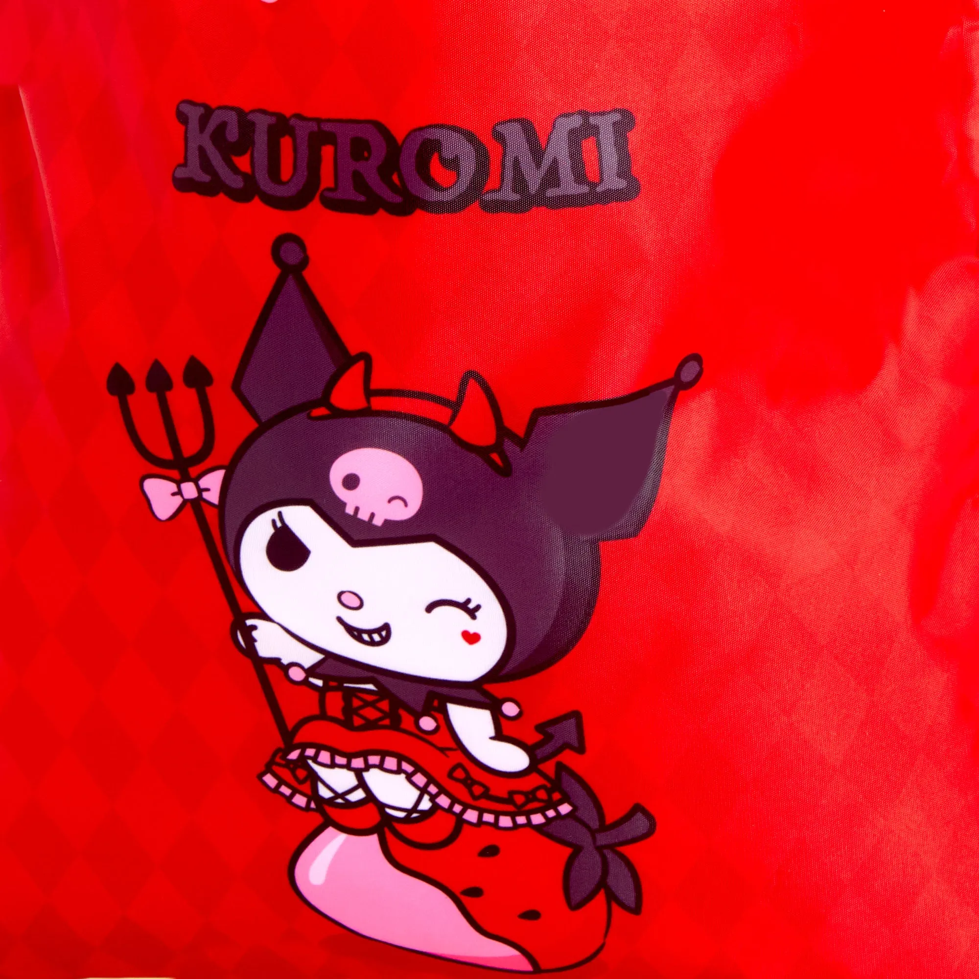 Kuromi Drawstring Backpack (Strawberry Treat Series) SANRIO