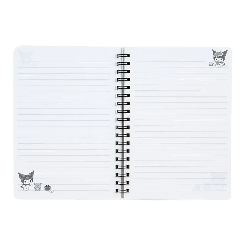 Kuromi Lined Notebook (Elastic Closure) SANRIO