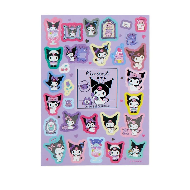 Kuromi Memo Pad & Sticker Set SANRIO