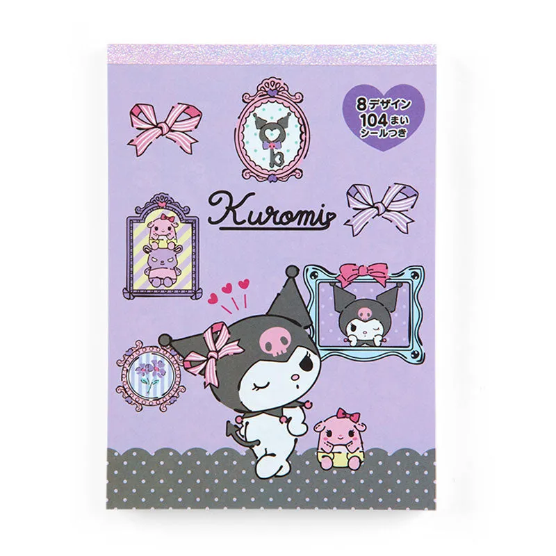 Kuromi Memo Pad & Sticker Set SANRIO