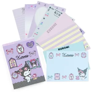 Kuromi Memo Pad & Sticker Set SANRIO