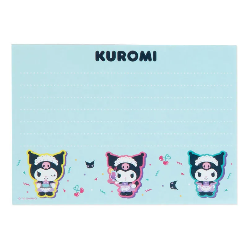 Kuromi Memo Pad & Sticker Set SANRIO