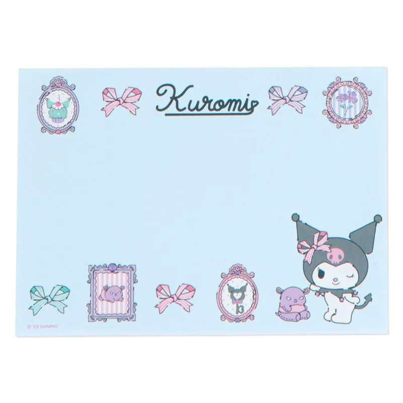 Kuromi Memo Pad & Sticker Set SANRIO