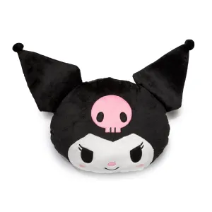 Kuromi Oversized Face Plush (Just Lounging Series) SANRIO