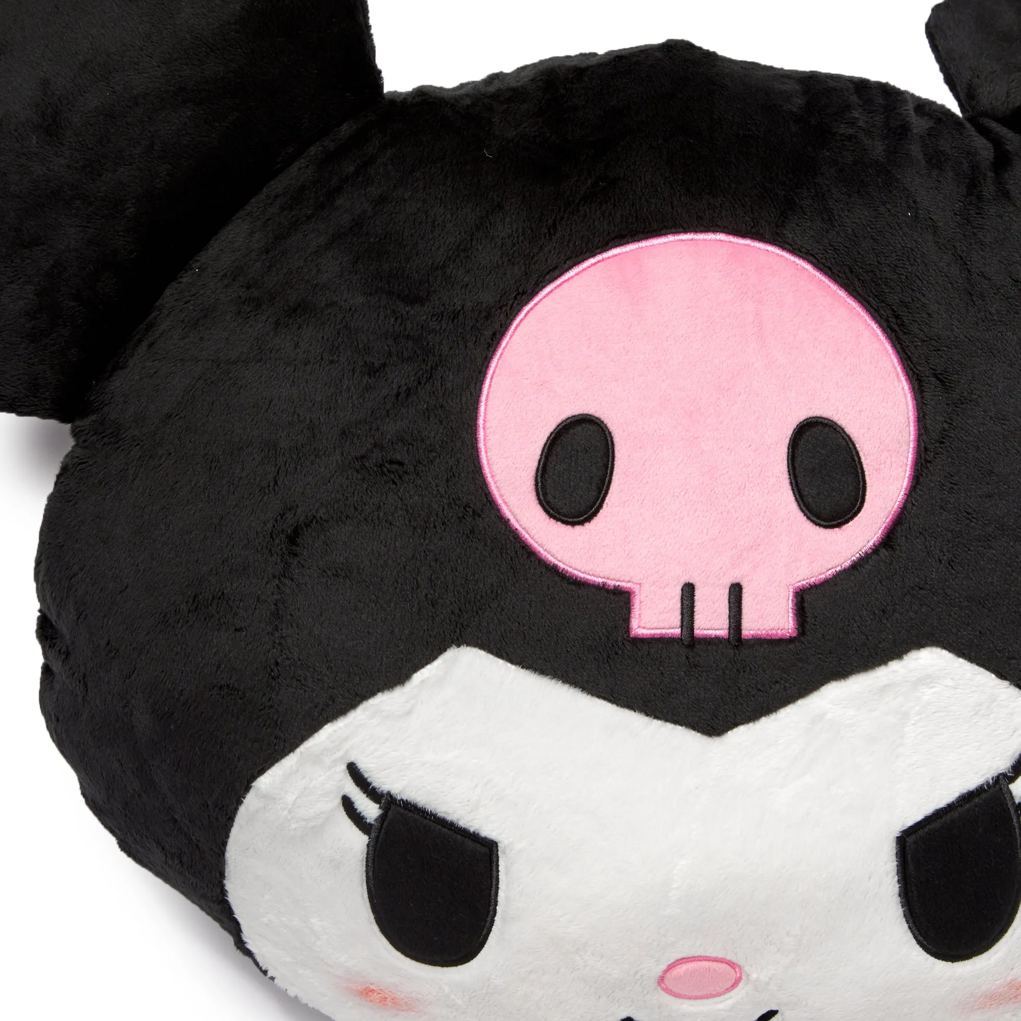 Kuromi Oversized Face Plush (Just Lounging Series) SANRIO