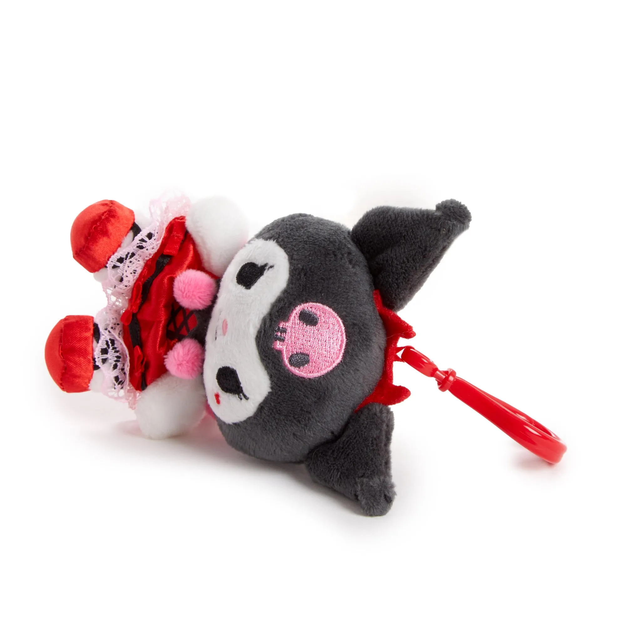 Kuromi Plush Mascot Clip (Strawberry Treat Series) SANRIO