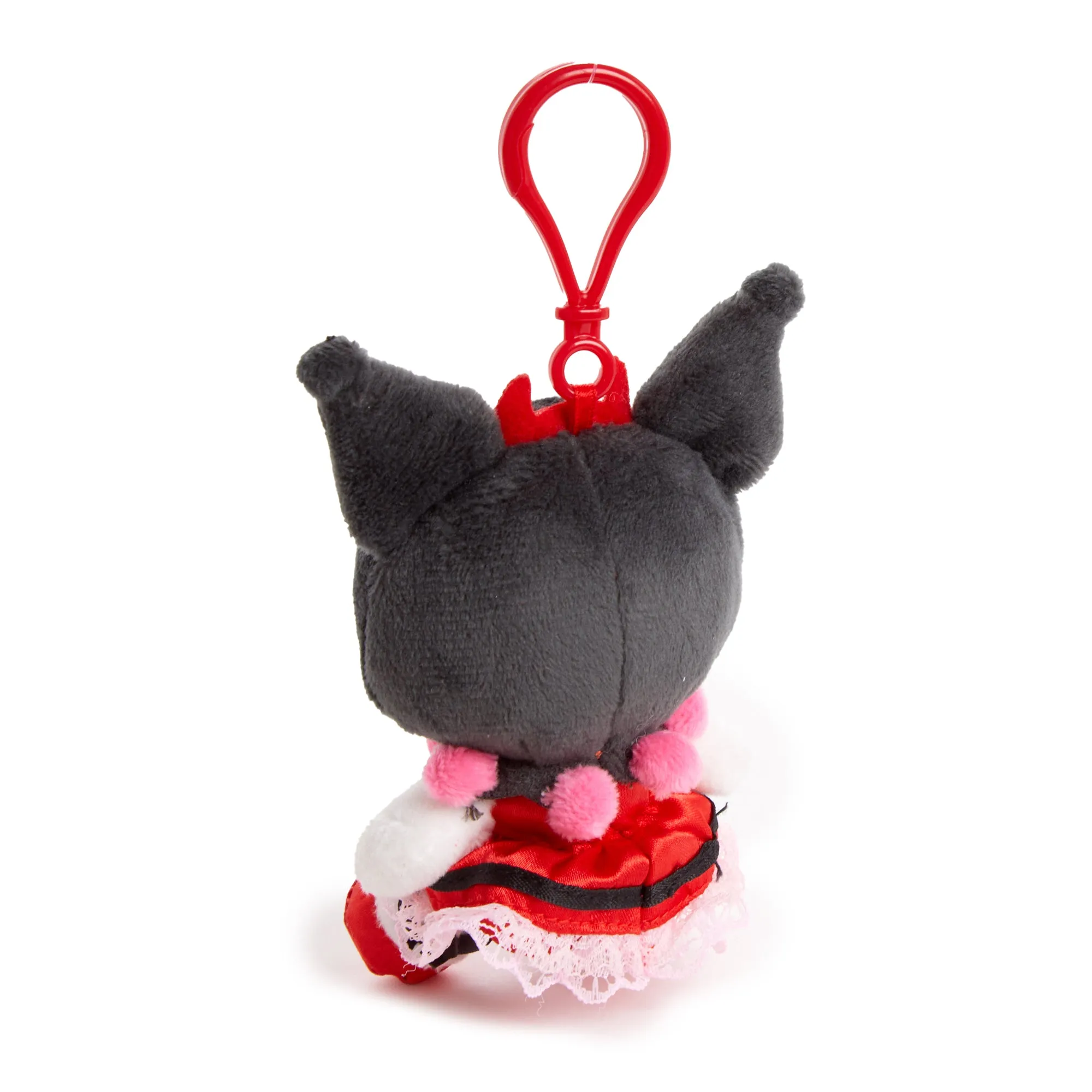 Kuromi Plush Mascot Clip (Strawberry Treat Series) SANRIO