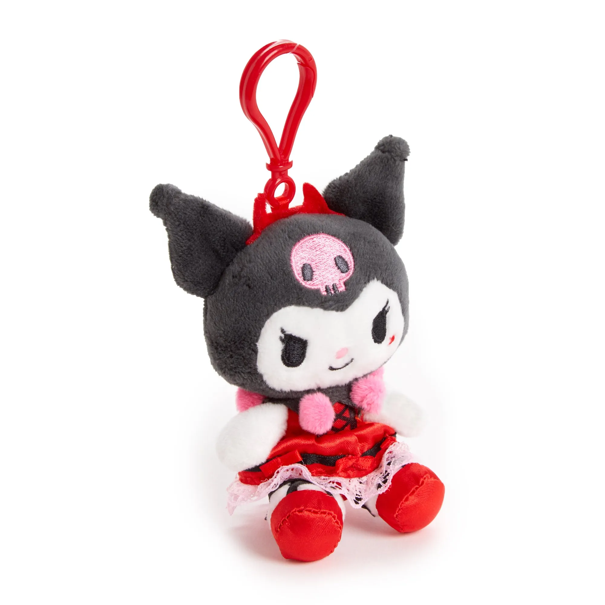 Kuromi Plush Mascot Clip (Strawberry Treat Series) SANRIO
