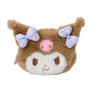 Kuromi Plush Mini Face Pouch (Retro Pastel Series) SANRIO