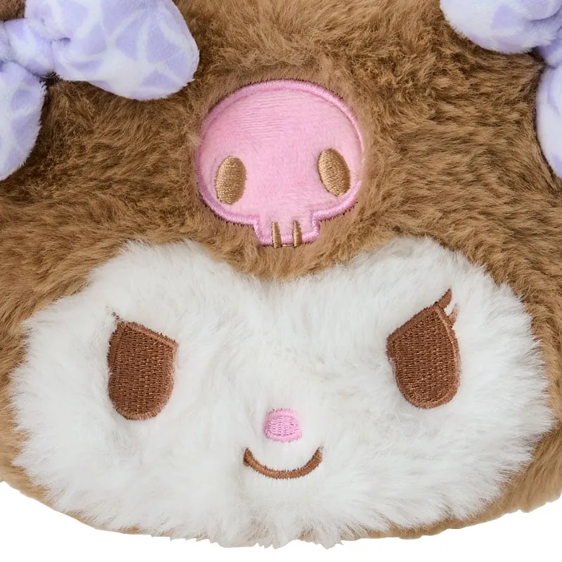 Kuromi Plush Mini Face Pouch (Retro Pastel Series) SANRIO