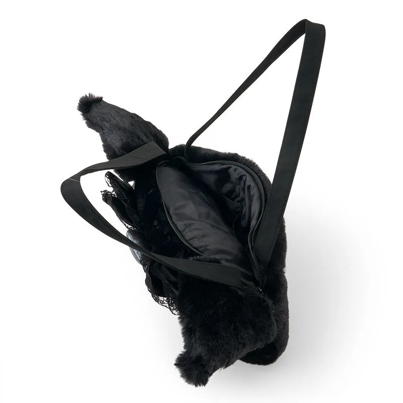 Kuromi Plush Tote Bag (Midnight Melokuro Series) SANRIO