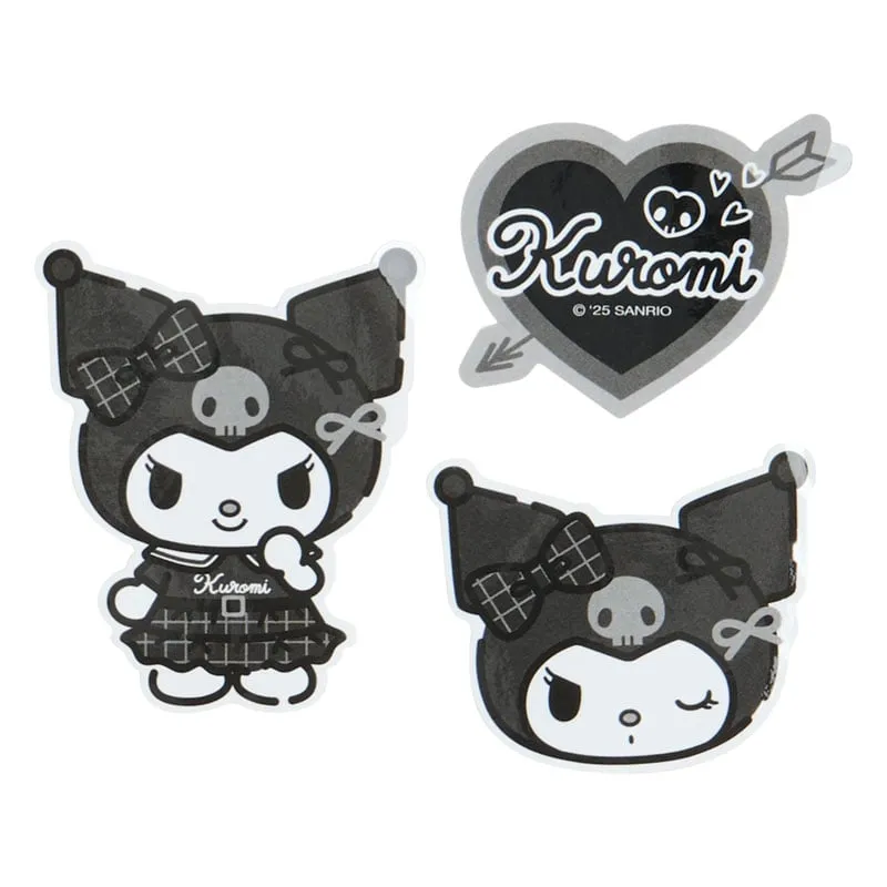 Kuromi Smartphone Charm Set (Silver Houndstooth Series) SANRIO