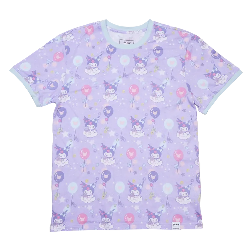 Kuromi x Loungefly Carnival Unisex Ringer Tee
