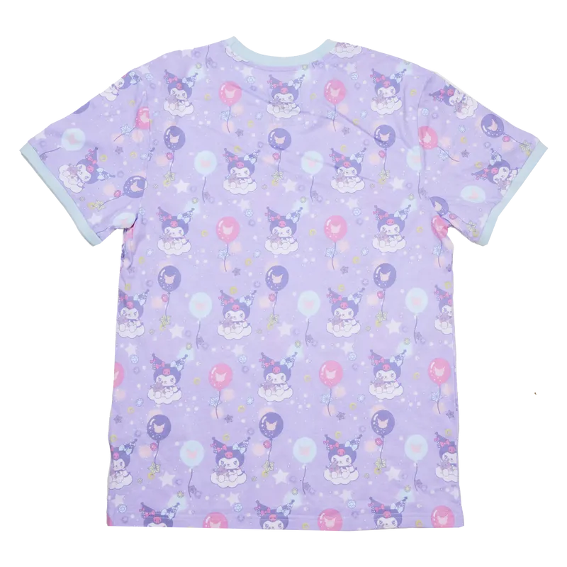Kuromi x Loungefly Carnival Unisex Ringer Tee