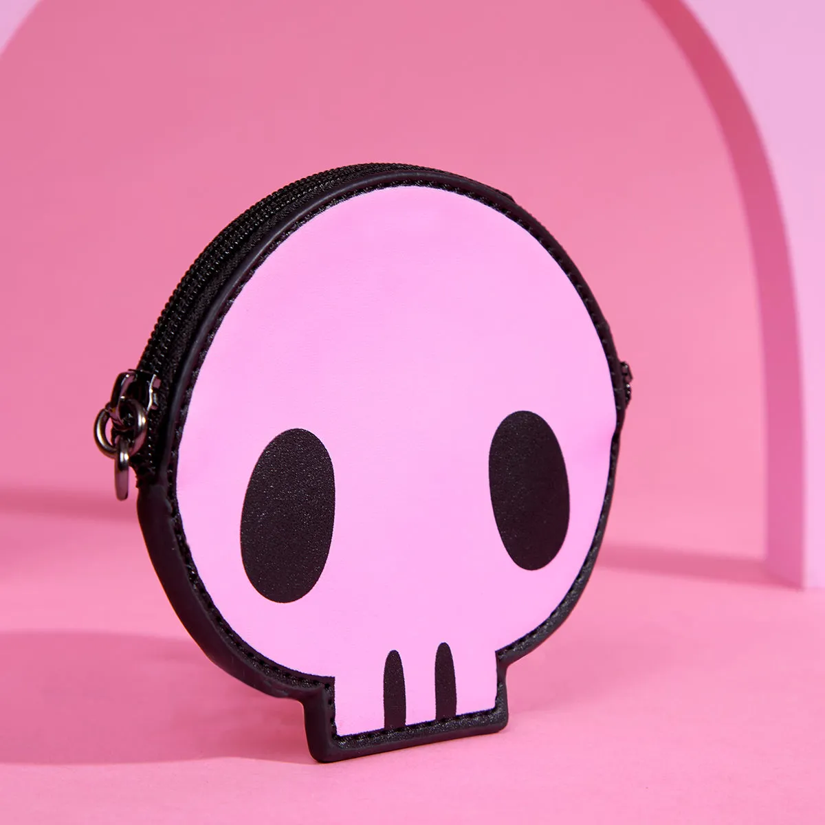 Kuromi x Loungefly Skully Convertible Crossbody Bag With Coin Purse SANRIO