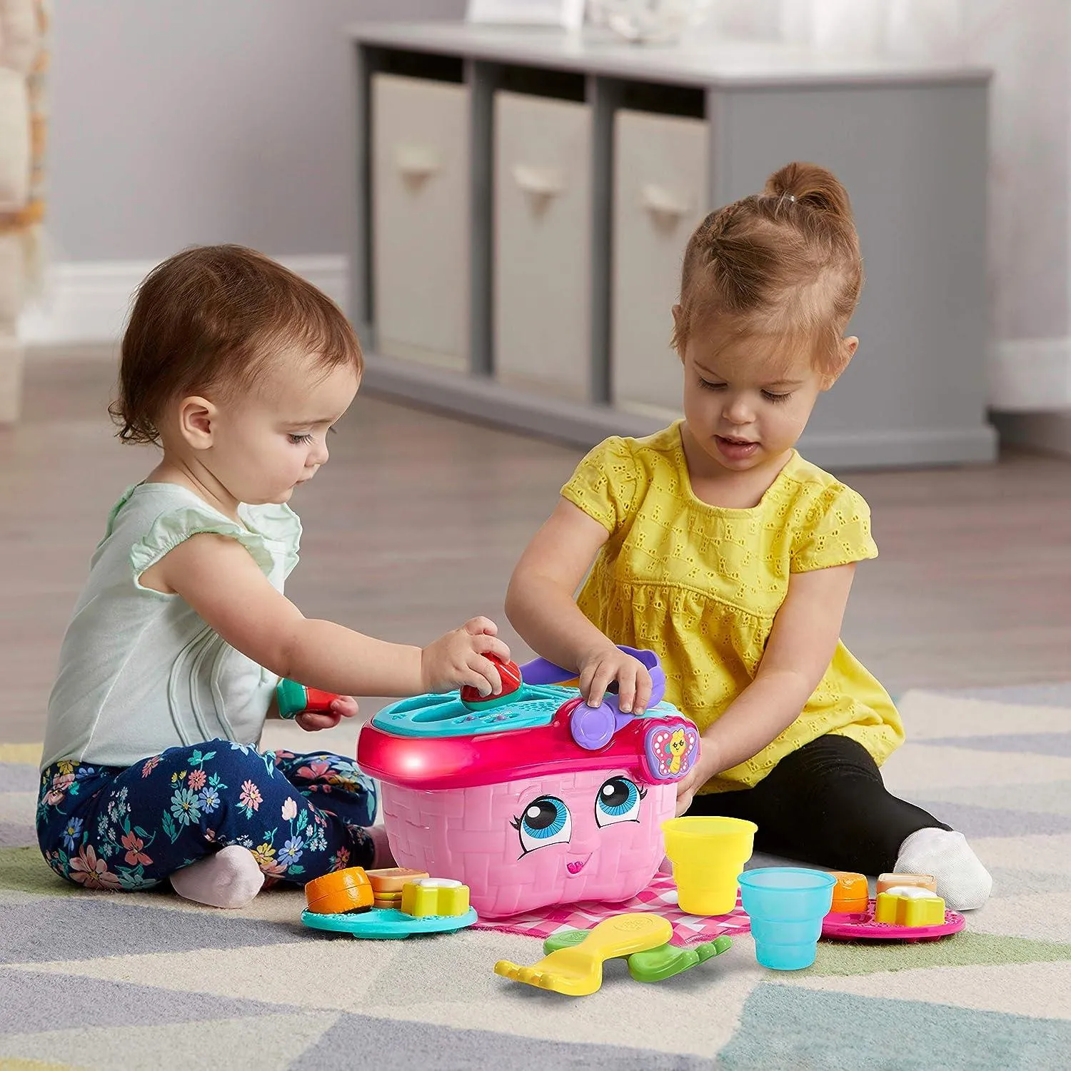 LeapFrog Shapes & Sharing Picnic Basket - Pink
