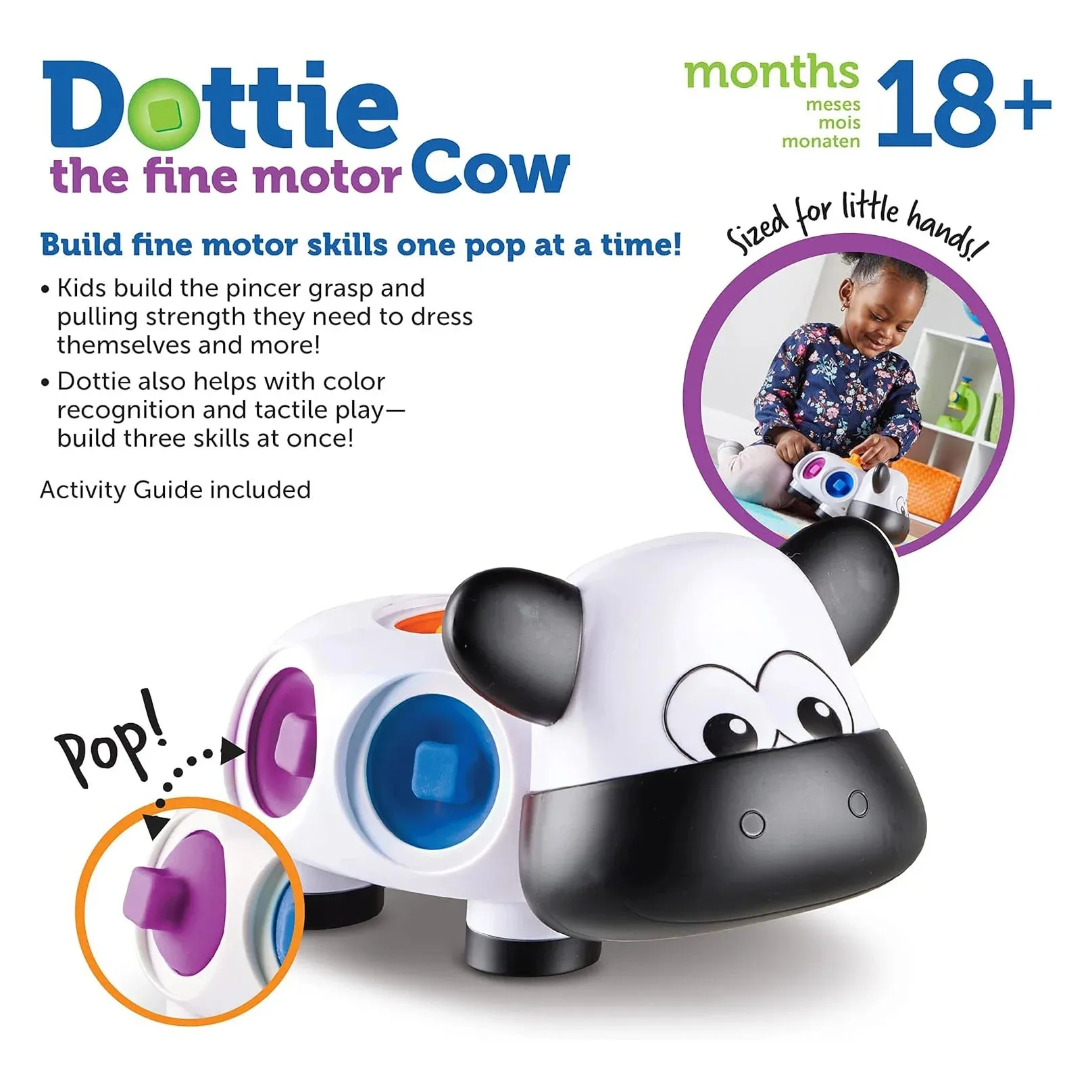 Learning Resources Dottie The Fine Motor Cow