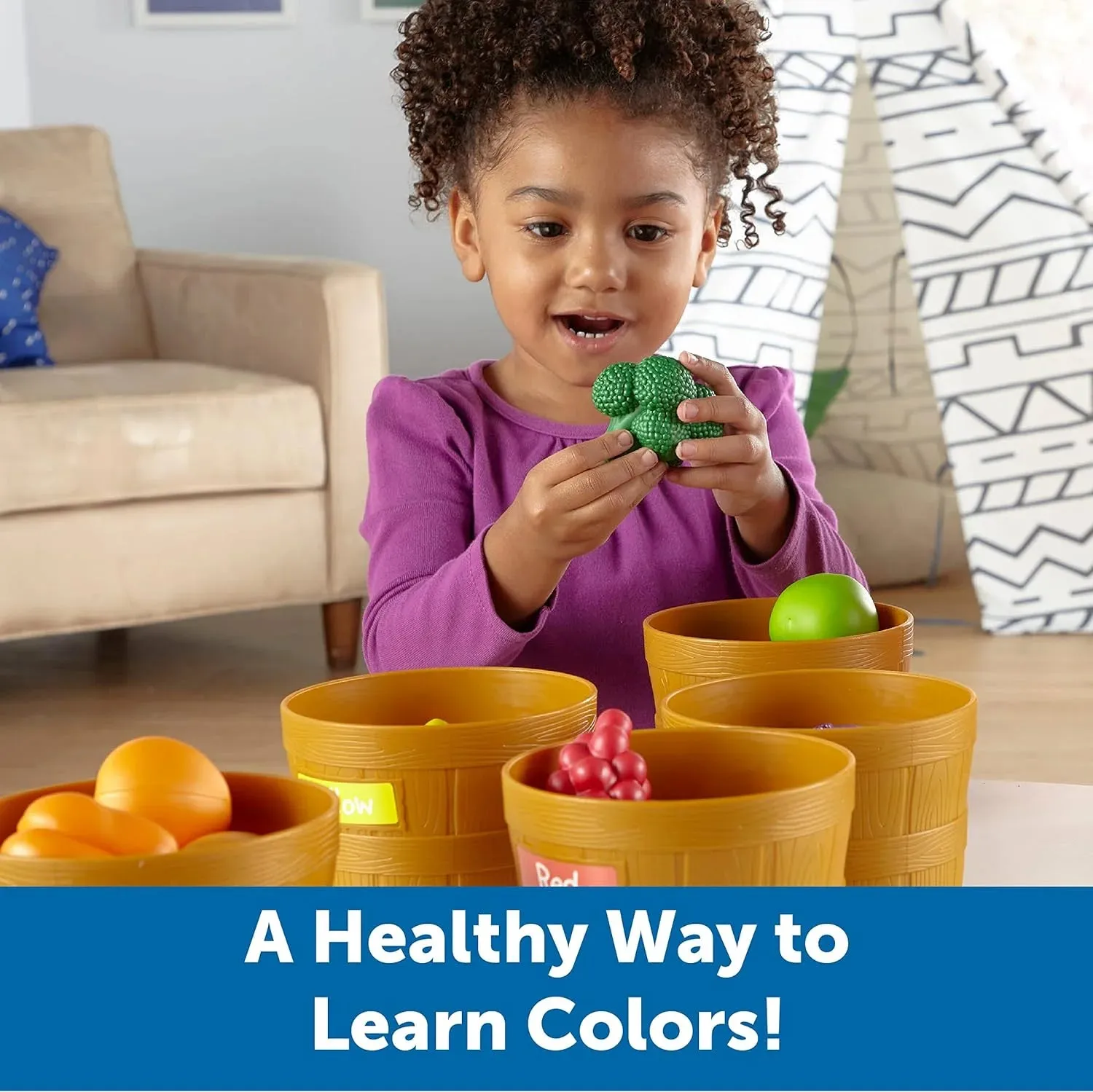 Learning Resources Farmer's Market Colour Sorting Set