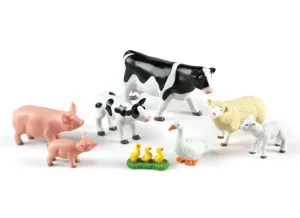 Learning Resources Jumbo Farm Animals - Mommas and Babies Figures