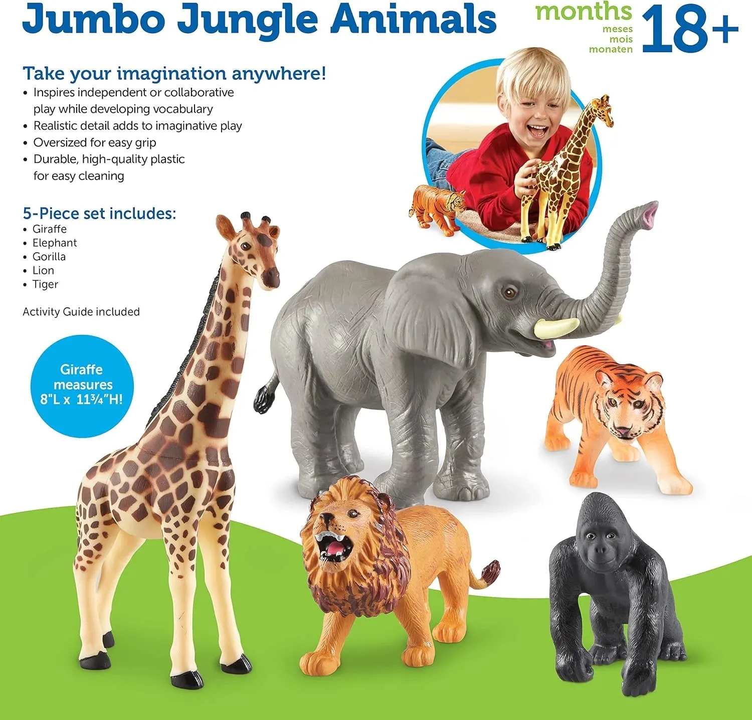 Learning Resources Jumbo Jungle Animals