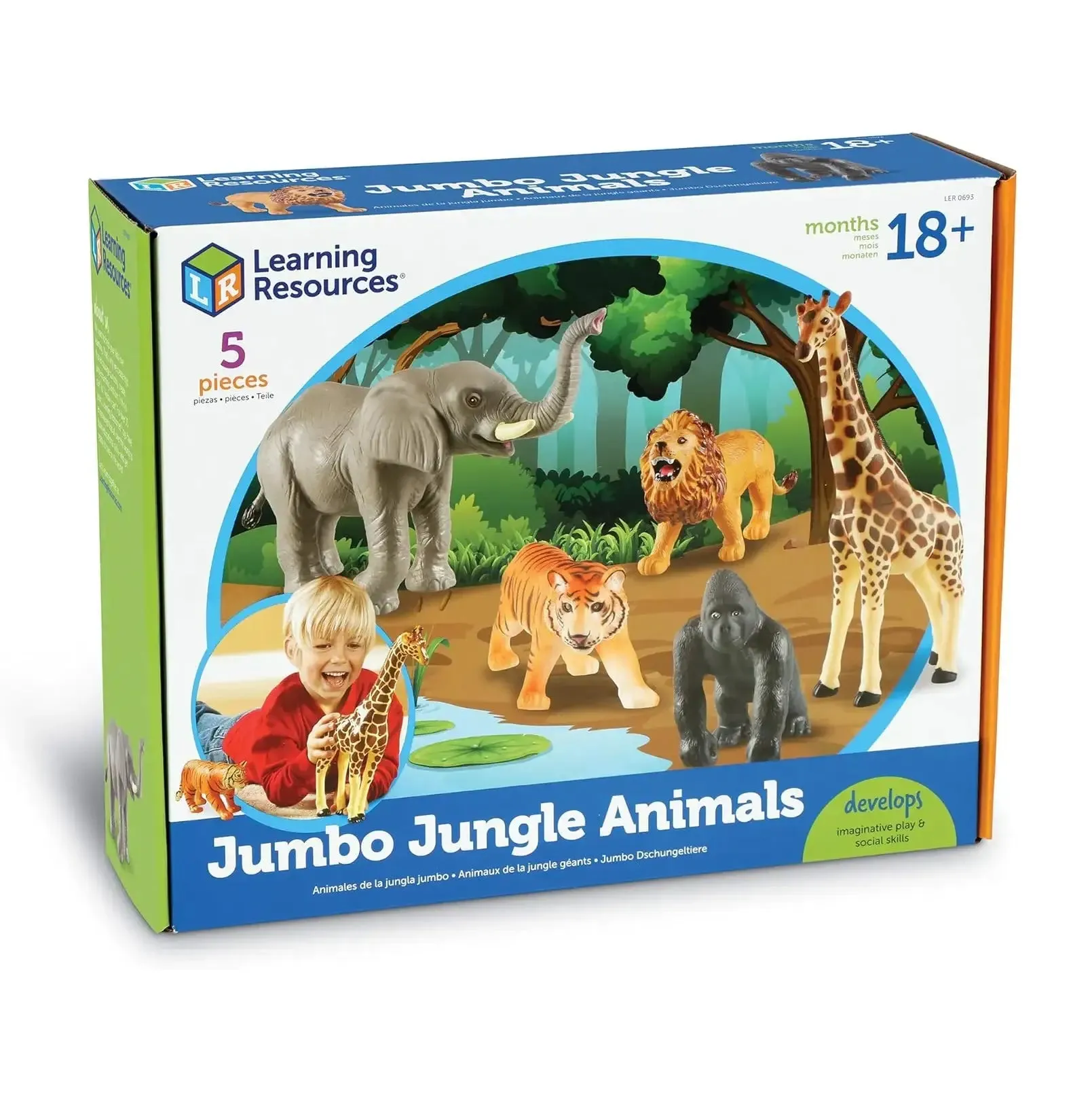 Learning Resources Jumbo Jungle Animals