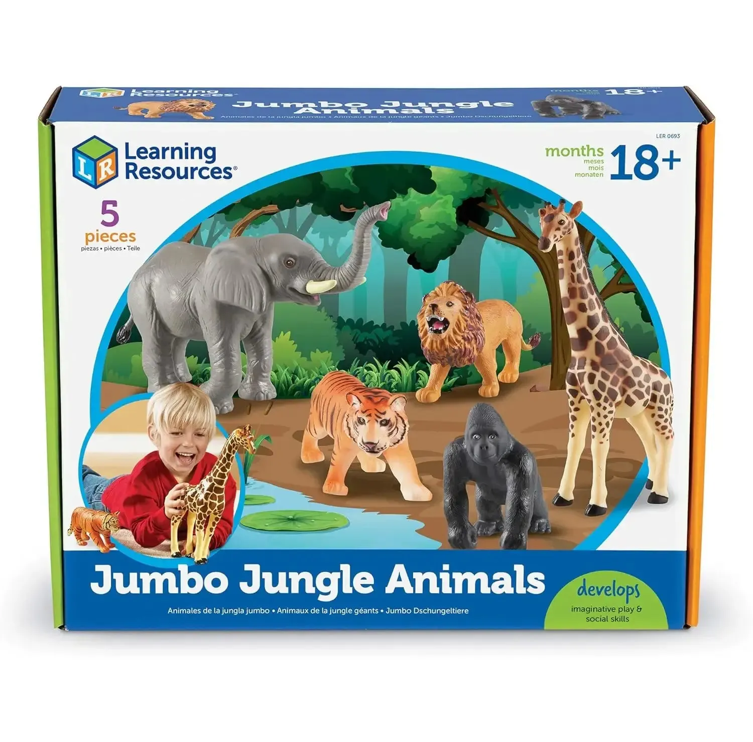 Learning Resources Jumbo Jungle Animals