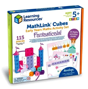 Learning Resources MathLink Cubes Early Maths Activity Set - Fantasticals