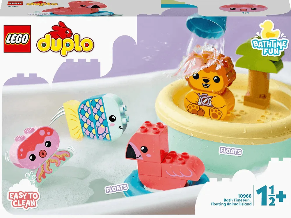LEGO DUPLO 10966 Bath Time Fun: Floating Animal Island