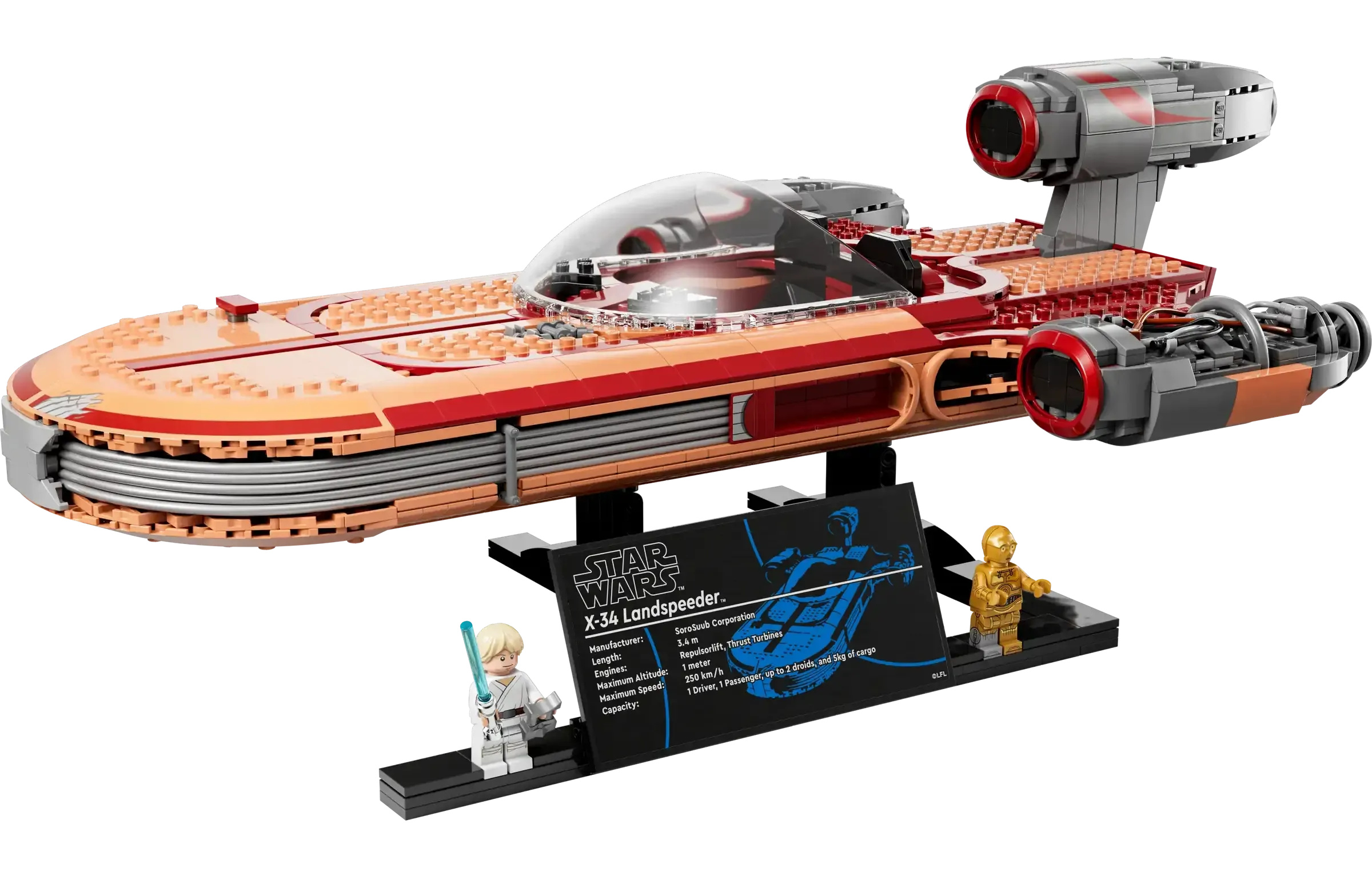 LEGO STAR WARS 75341 Luke Skywalkers Landspeeder
