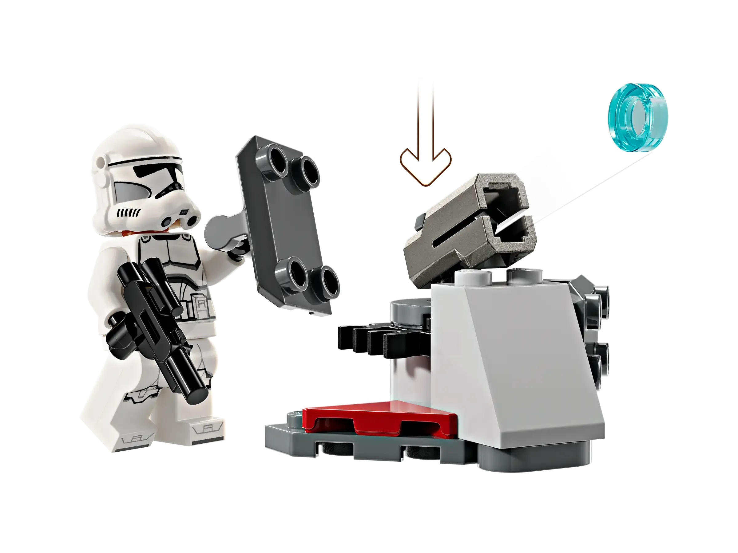 LEGO STAR WARS 75372 Clone Trooper & Battle Droid Battle Pack