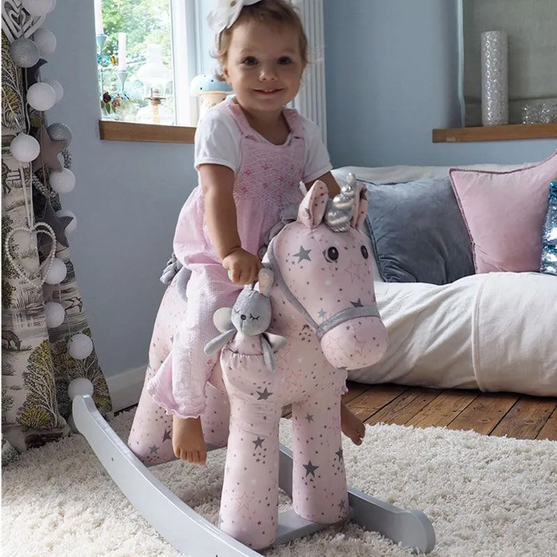 Little Bird Told Me Celeste & Fae Rocking Unicorn 12m 