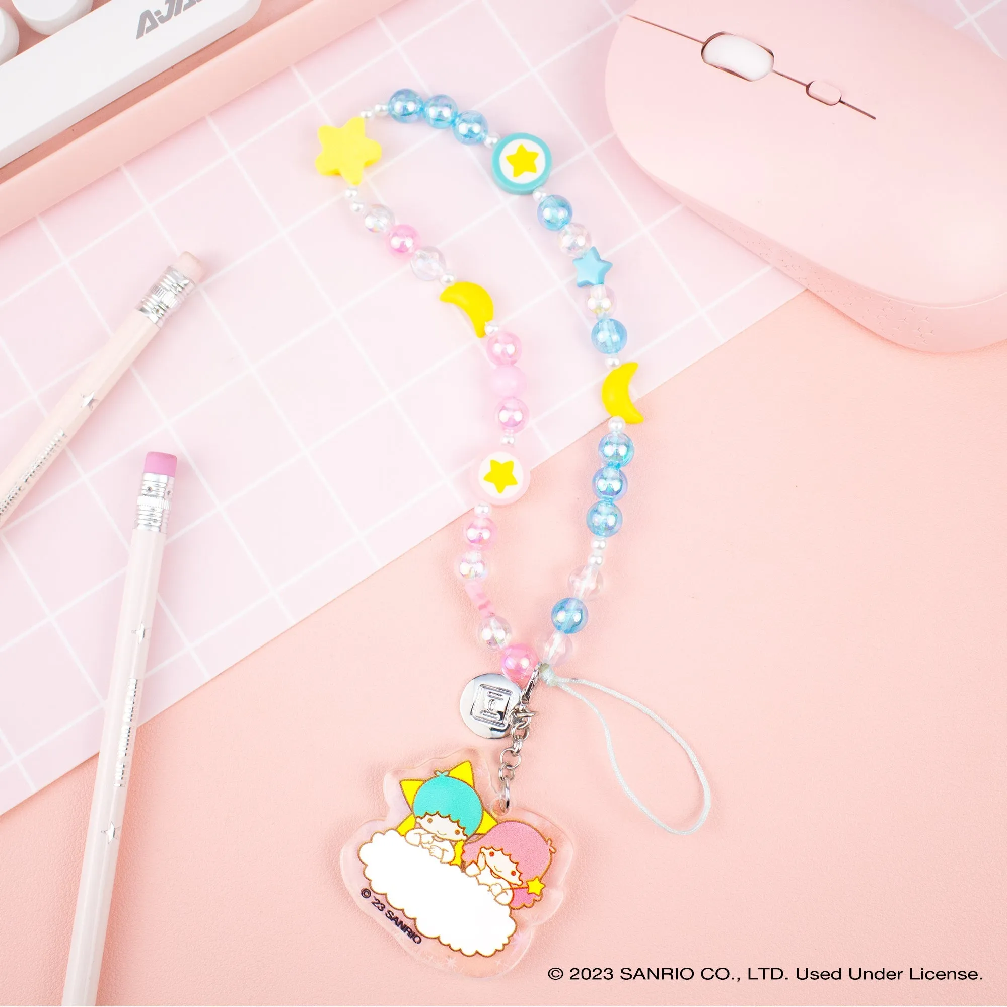 LittleTwinStars Beaded Charm Mobile Phone Wrist Strap SANRIO