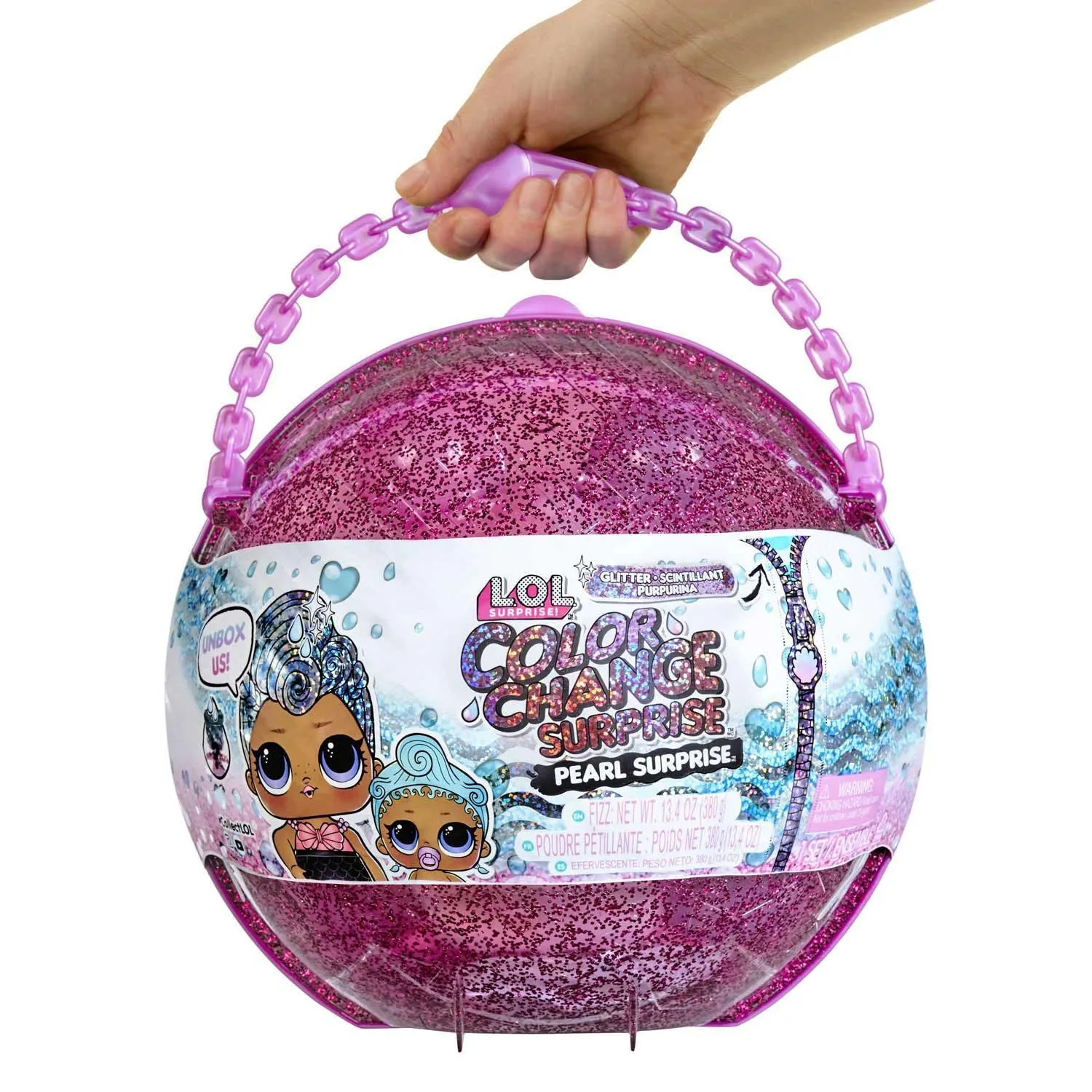 LOL Surprise Glitter Color Change Pearl Surprise - Purple