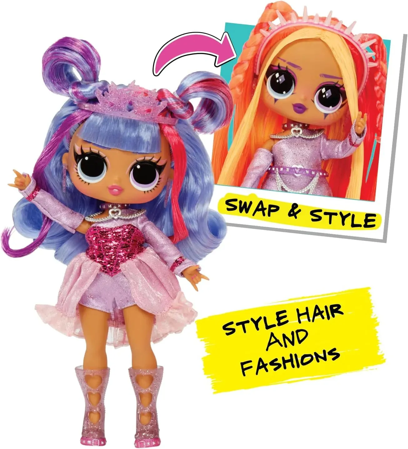 L.O.L. Surprise! Tweens Surprise Swap Fashion Doll Buns-2-Braids Bailey