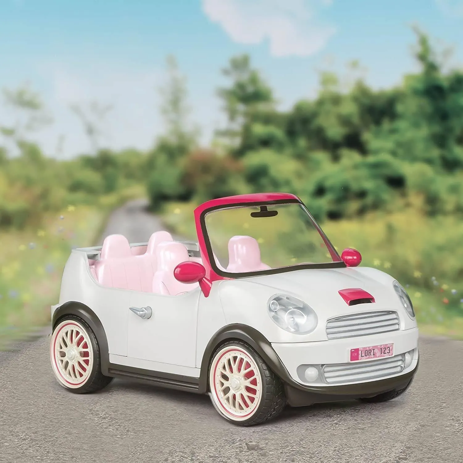 LORI Dolls Go Everywhere! Convertible Car for 6-inch Mini Dolls