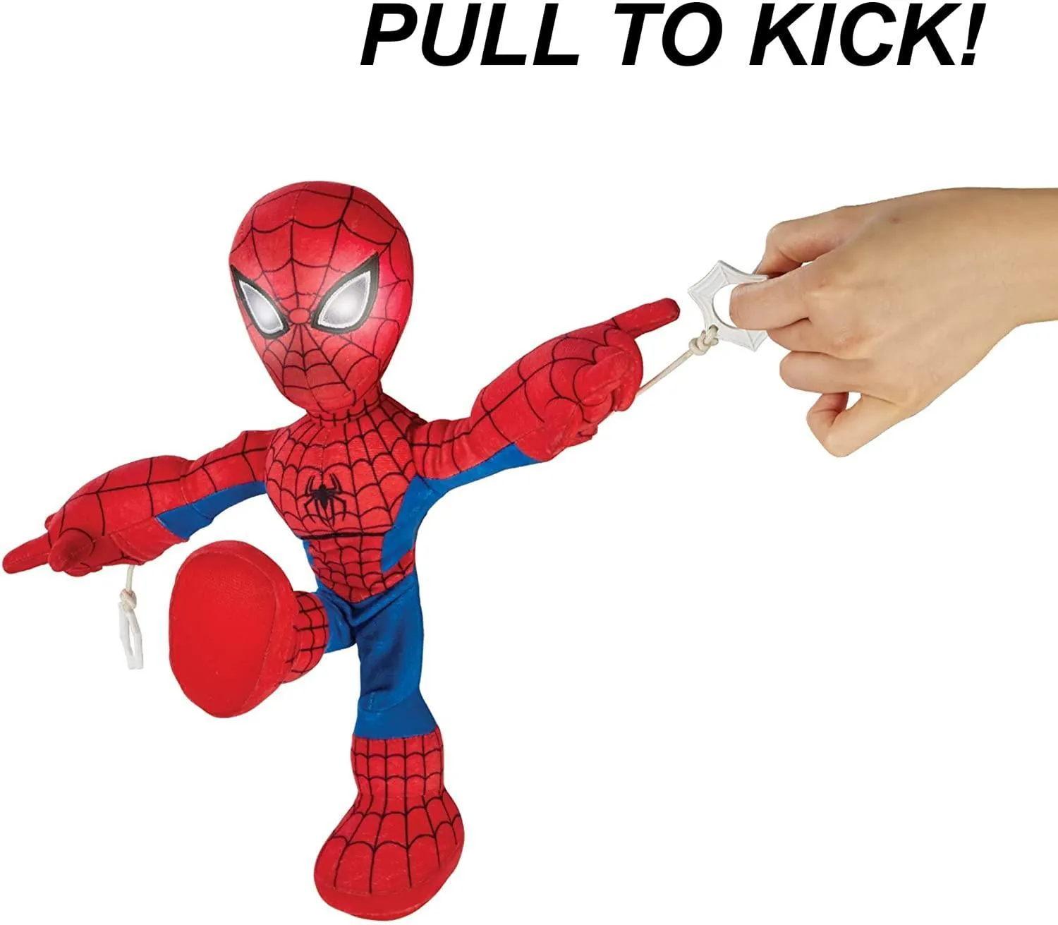 Marvel City Swinging Spider-Man Plush Figure