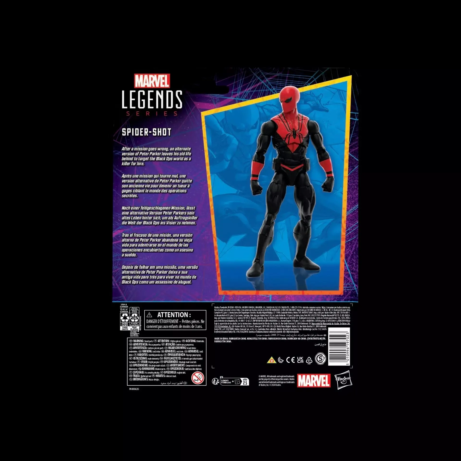 Marvel Legends Series Spider-Shot Action Figure 15 cm