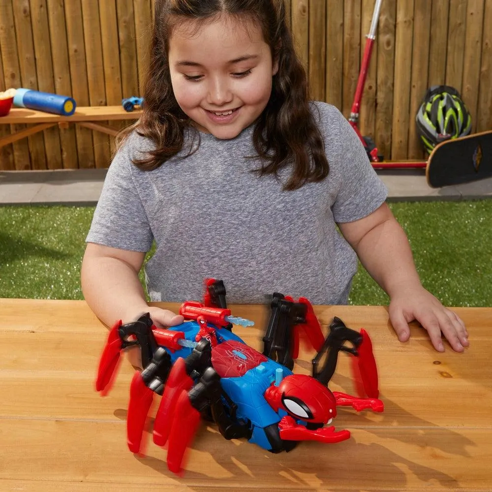 Marvel Spider-Man Crawl 'N Blast Spider with Spider-Man Action Figure