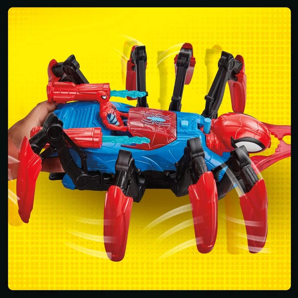Marvel Spider-Man Crawl 'N Blast Spider with Spider-Man Action Figure