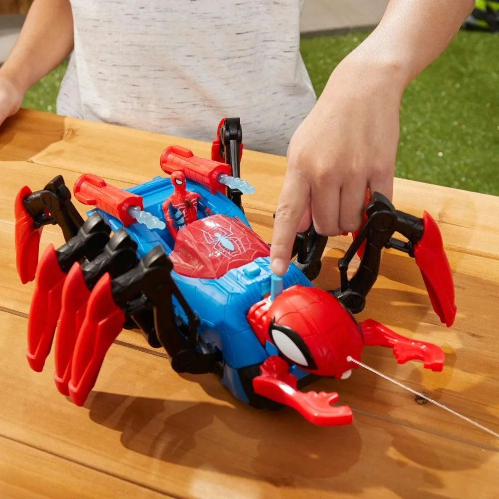 Marvel Spider-Man Crawl 'N Blast Spider with Spider-Man Action Figure