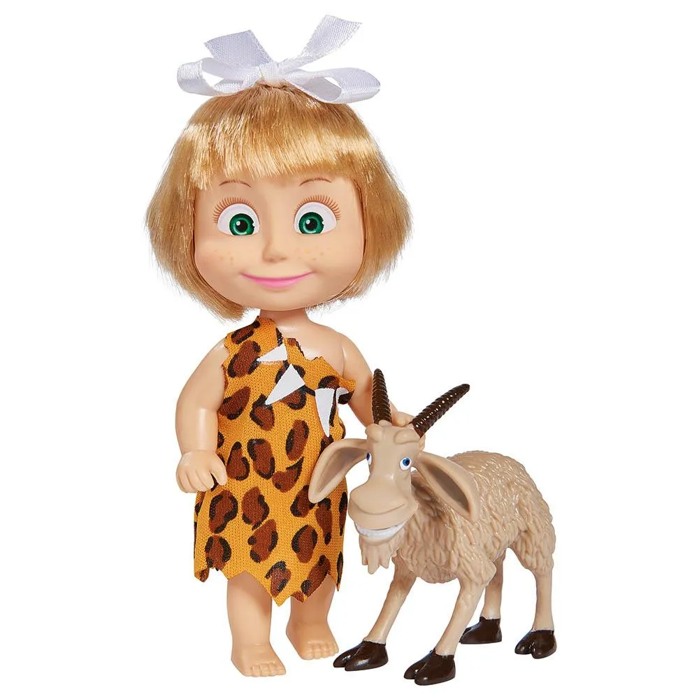 Masha and The Bear Masha 12 cm Doll  with Puppies - Assorted