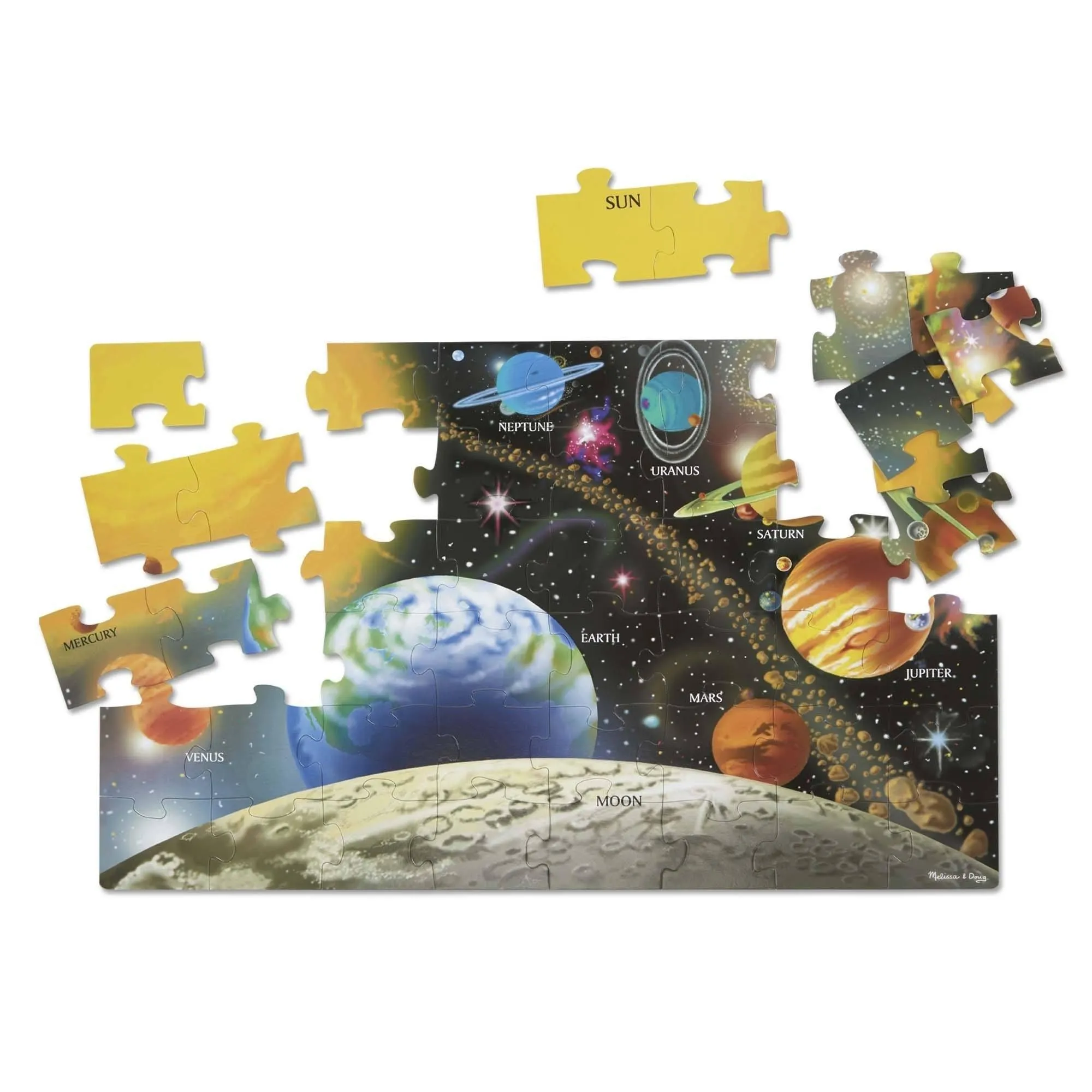 Melissa & Doug 10413 Solar System Floor Puzzle - 48 Pieces