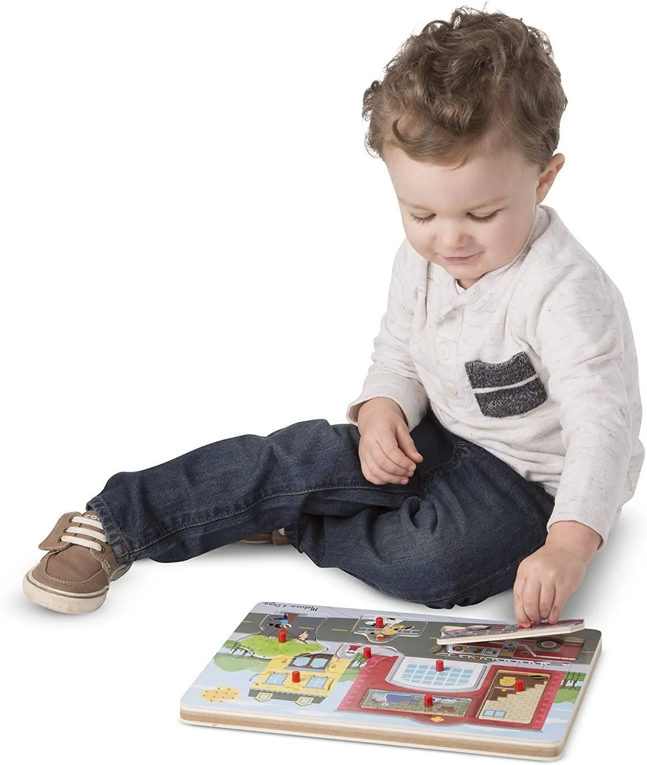 Melissa & Doug 10736 Around the Fire Station Sound Puzzle