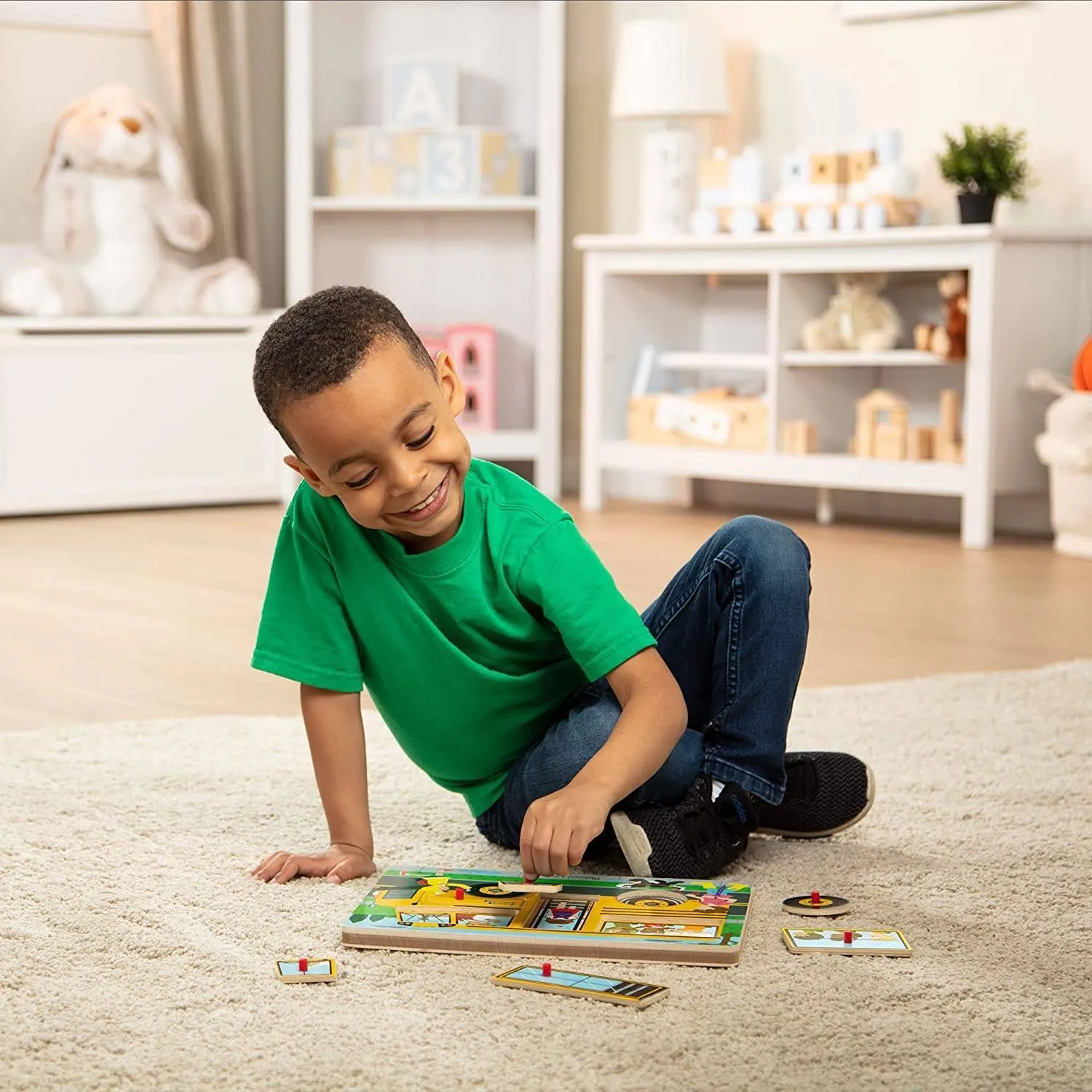 Melissa & Doug 10739 The Wheels on the Bus Sound Puzzle