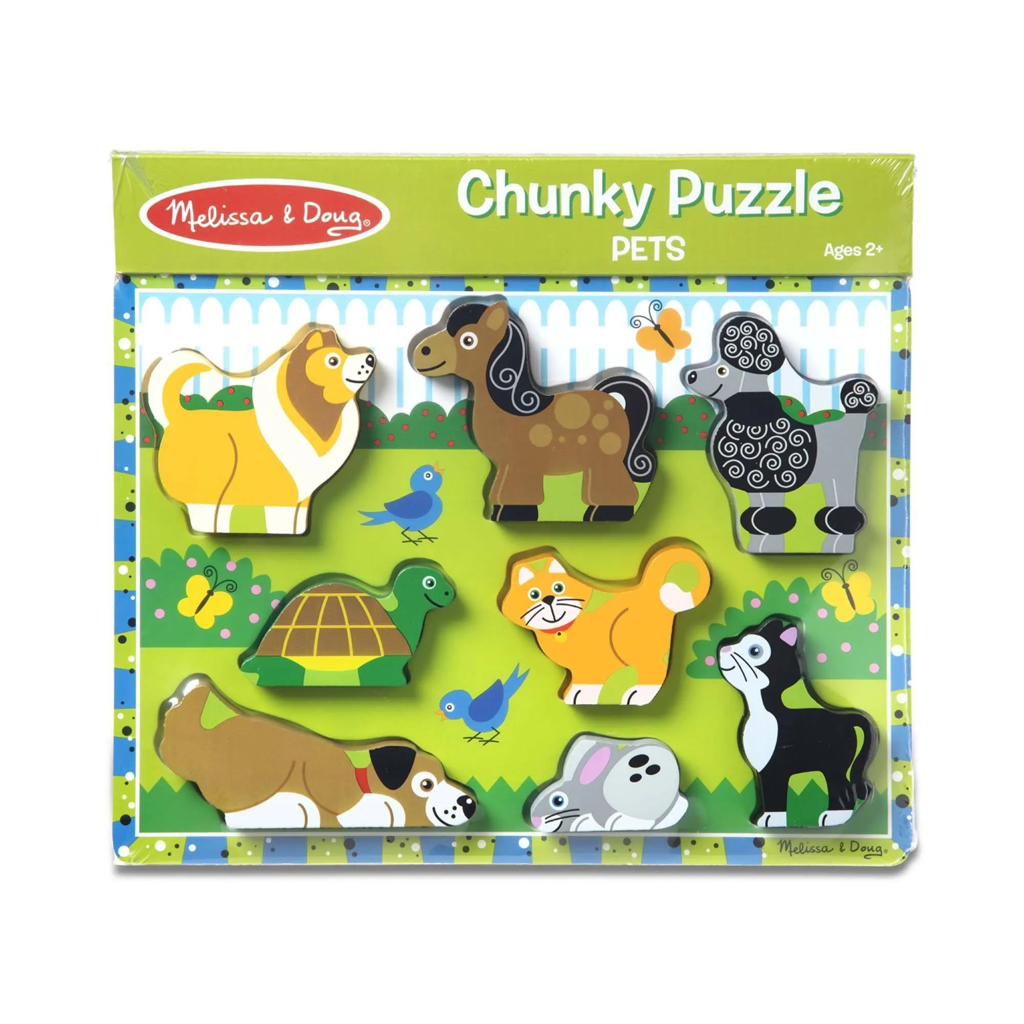 Melissa & Doug 13724 Pets Chunky Puzzle - 8 Pieces