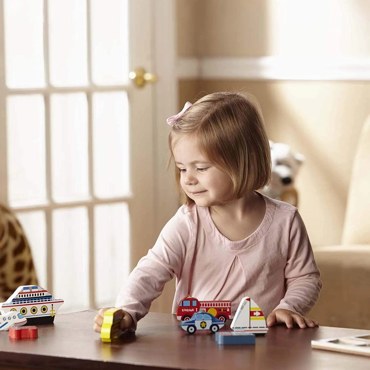 Melissa & Doug 13725 Vehicles Chunky Puzzle - 9 Pieces