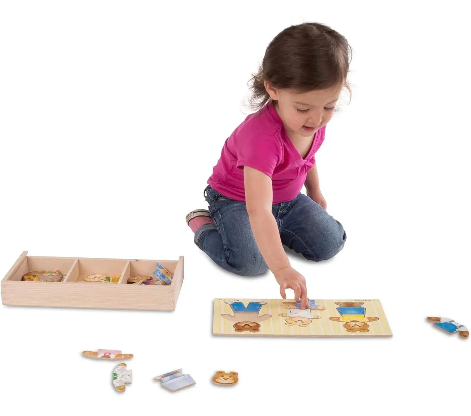 Melissa & Doug 13770 Bear Family Dress-Up Puzzle
