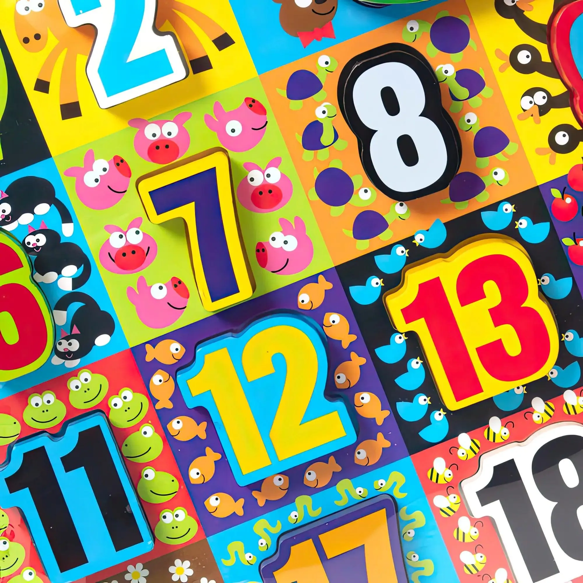 Melissa & Doug 13832 Jumbo Numbers Wooden Chunky Puzzle