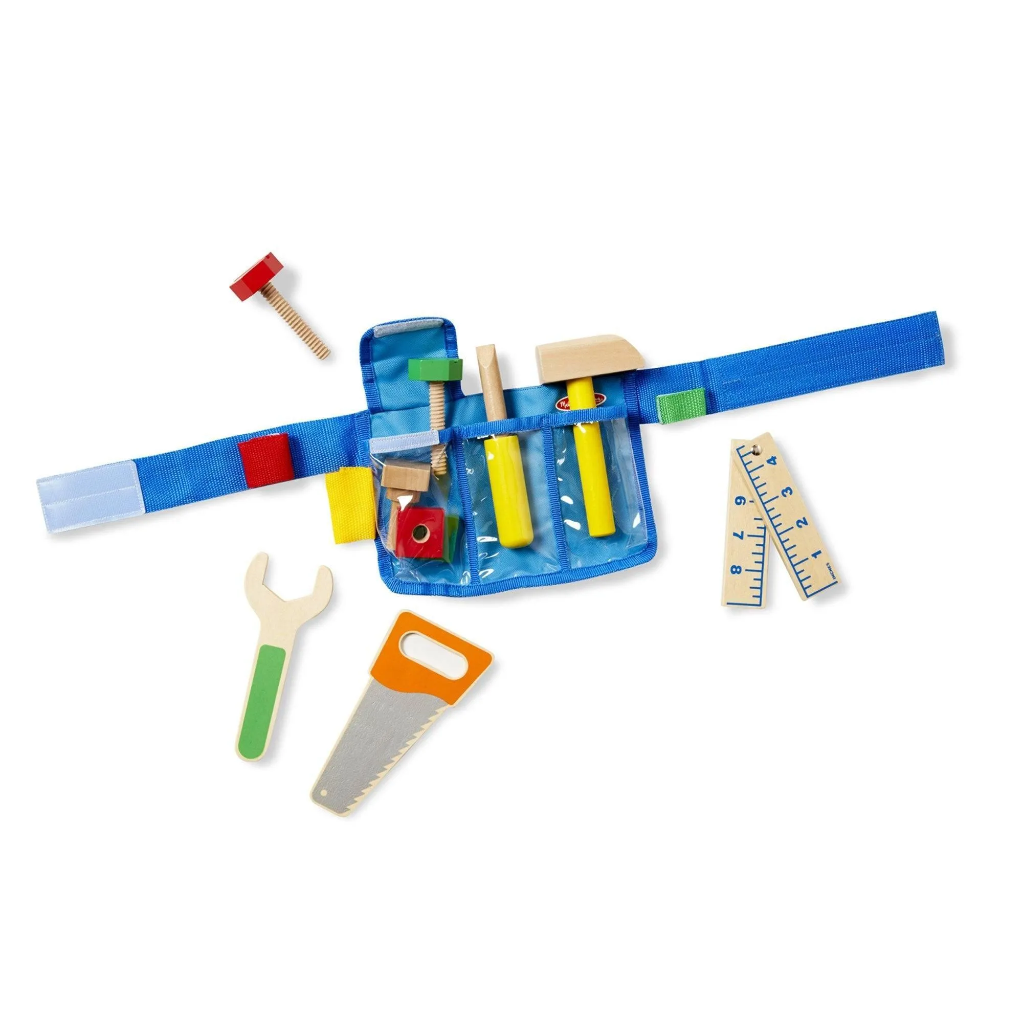 Melissa & Doug 15174 Deluxe Wooden Tool Belt Set